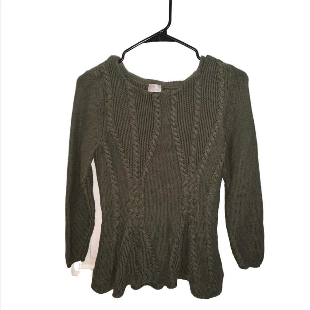 Cupio Peplum Sweater